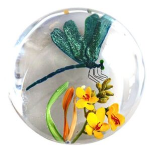 Farfalla Paperweight Bracht Stefan Luftbewohner IV Prachtlibelle SB 226