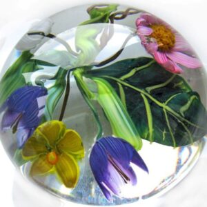 Farfalla Paperweight Bracht Stefan Mountain Flora SB 004