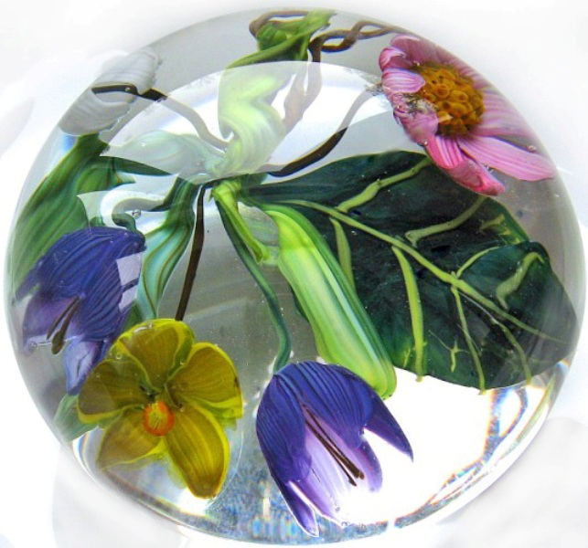 Farfalla Paperweight Bracht Stefan Mountain Flora SB 004