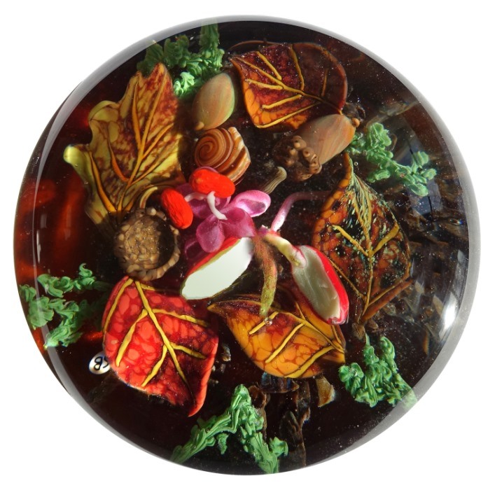 Farfalla Paperweight Bracht Stefan Neues Leben II SB 191