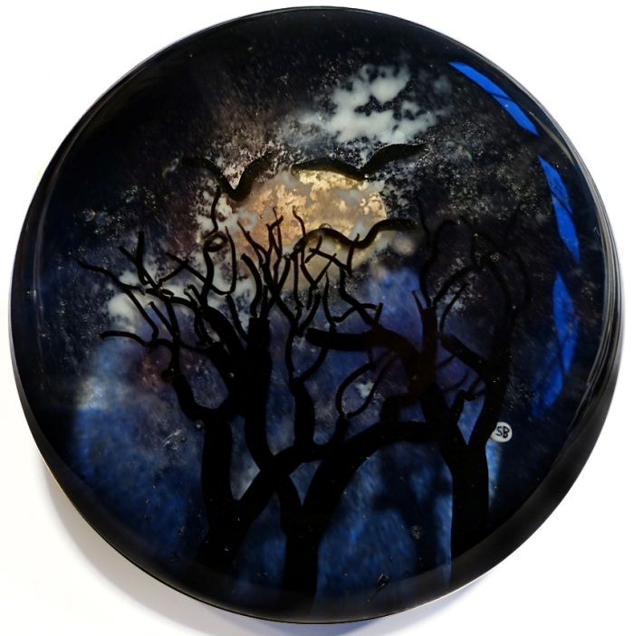 Farfalla Paperweight Bracht Stefan Nocturnus SB 093