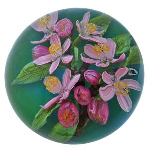 Farfalla Paperweight Bracht Stefan Obstbluete SB 113