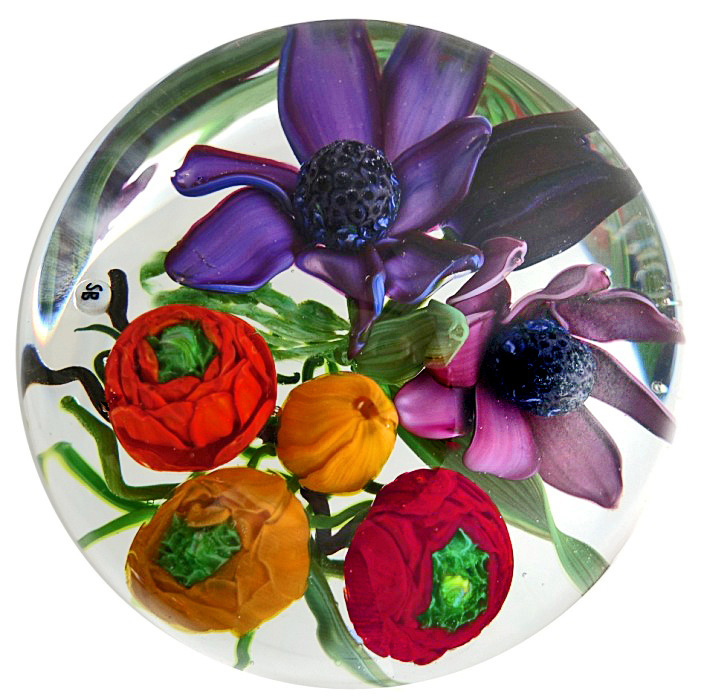 Farfalla Paperweight Bracht Stefan Samtfrisch SB 125