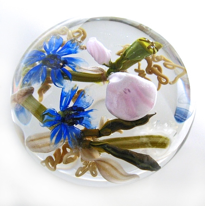 Farfalla Paperweight Bracht Stefan Sommer auf Bornholm SB 011