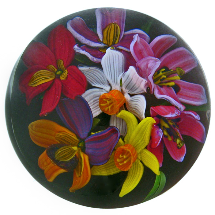 Farfalla Paperweight Bracht Stefan Strahlen des Fruehlings II SB 068