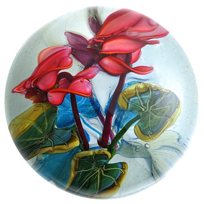 Farfalla Paperweight Bracht Stefan Transparent Hinter den Schatten SB 142