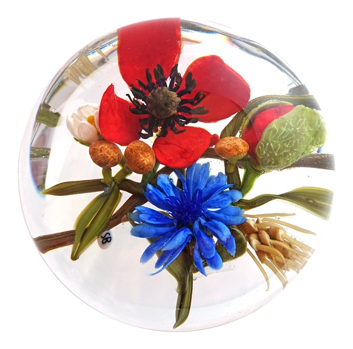 Farfalla Paperweight Bracht Stefan Ungleich gesellt sich gern III SB 203