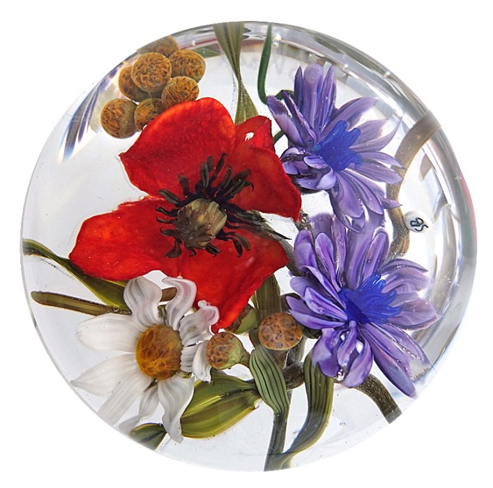 Farfalla Paperweight Bracht Stefan Ungleich gesellt sich gern II SB 202