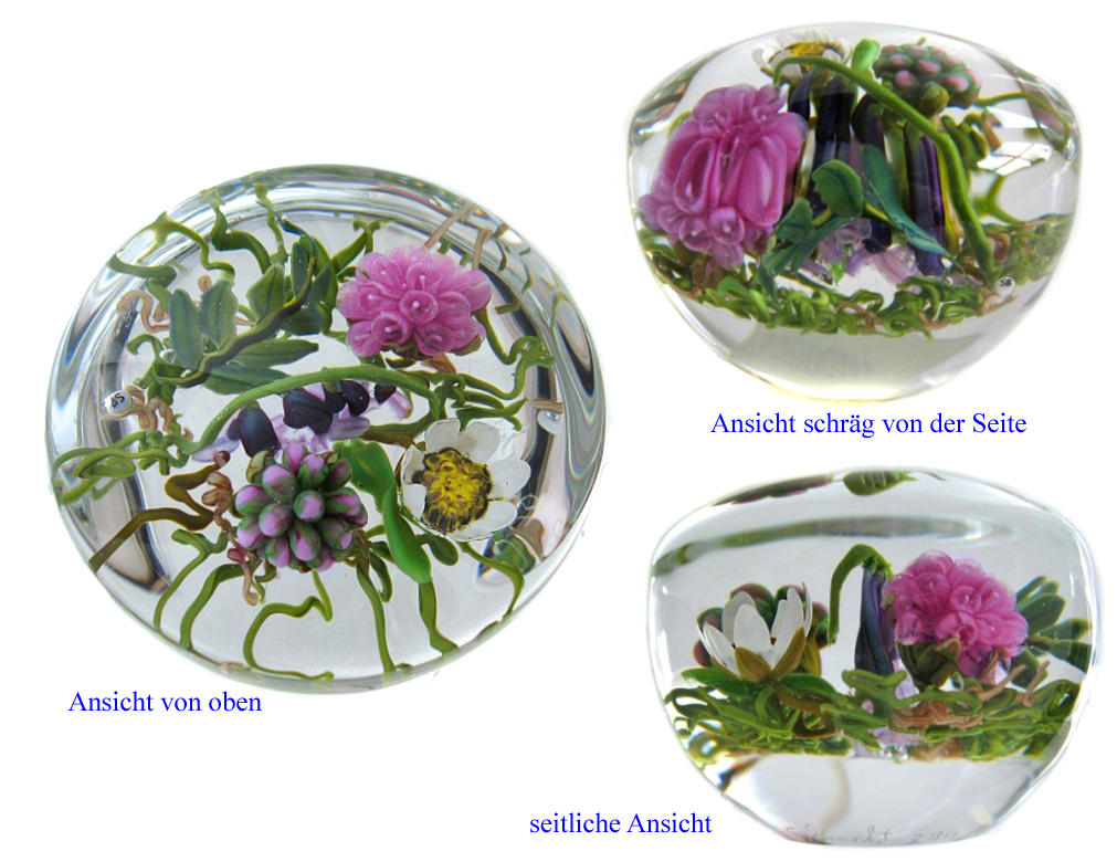 Farfalla Paperweight Bracht Stefan Unterm Bluetenbogen SB 025