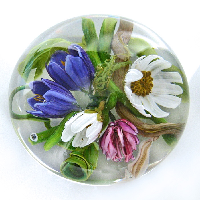 Farfalla Paperweight Bracht Stefan Wiesensaefte und Bluetenkraefte SB 014