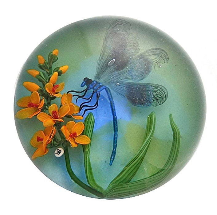 Farfalla Paperweight Bracht Stefan Zeitlupe II SB 198