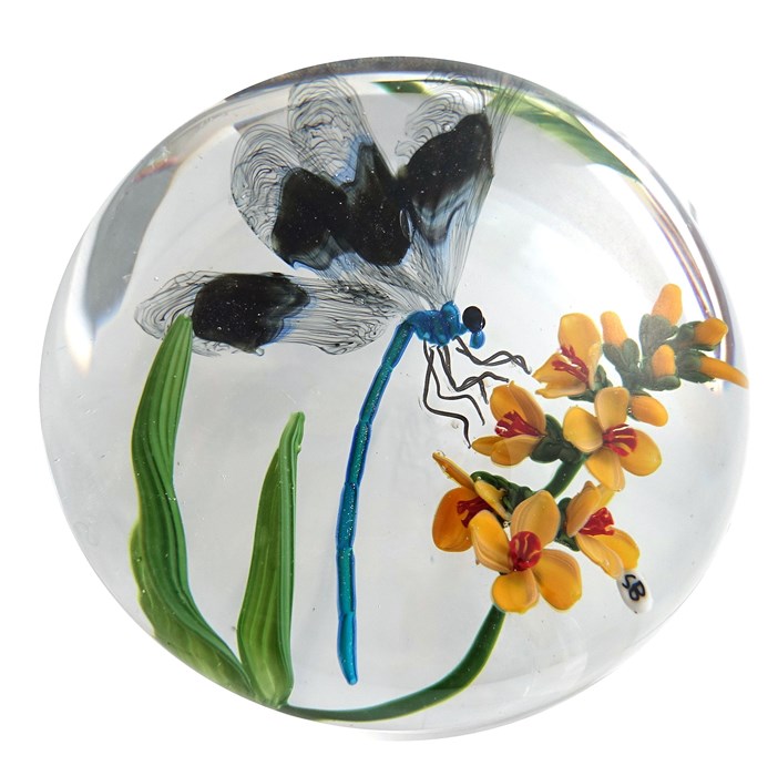 Farfalla Paperweight Bracht Stefan Zeitlupe I SB 197