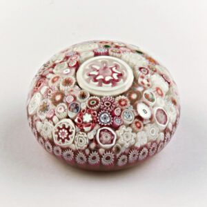 Farfalla Paperweight Brown Jim Close Millefiori JB 002
