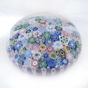 Farfalla Paperweight Brown Jim Close Millefiori JB 032