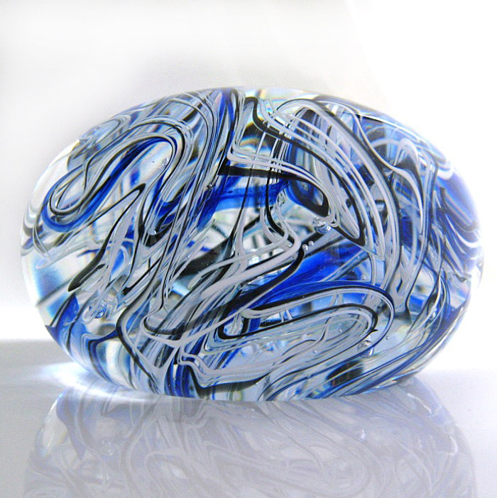 Farfalla Paperweight Brown Jim Pellmell JB 030
