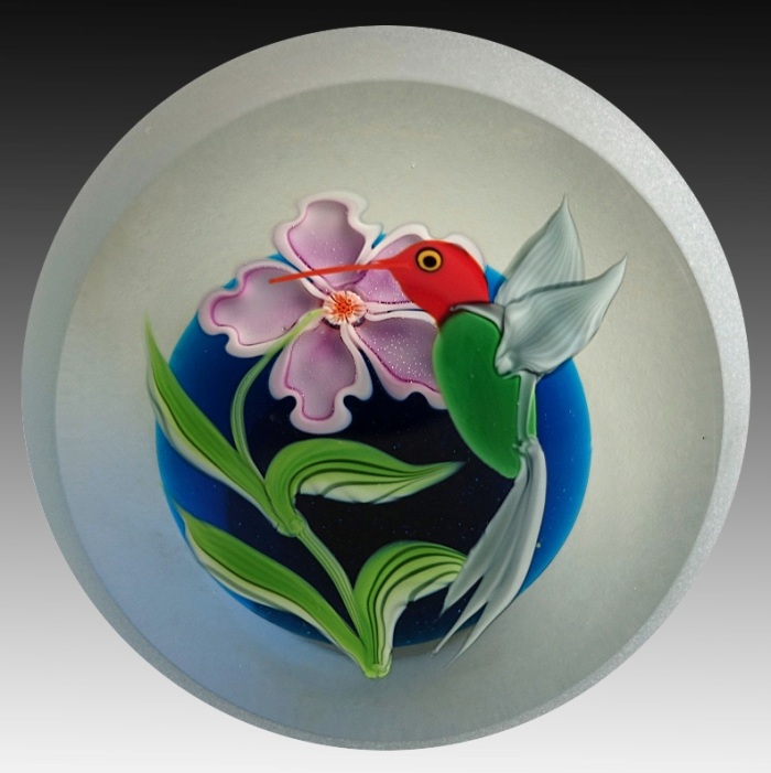Farfalla Paperweight Buzzini Chris Correia Kolibri CO CB 085 3