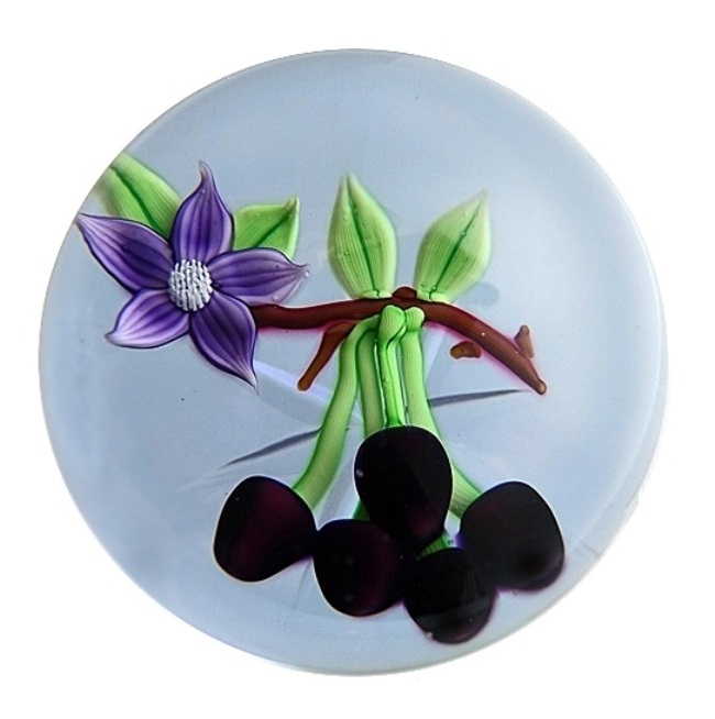Farfalla Paperweight Caithness Glass Cherries CA 191