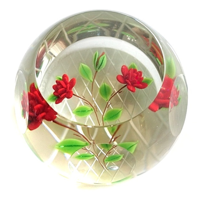 Farfalla Paperweight Caithness Glass Rosengruss CA 192