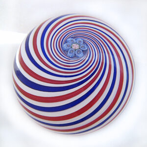 Farfalla Paperweight Cape Cod Glass Works Swirl CC 005 10