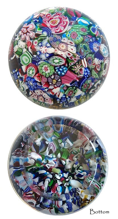 Farfalla Paperweight Clichy Scrambled End of Day 1069 CL