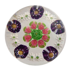 Farfalla Paperweight Concentric Millefiori 506 CL