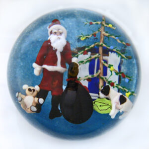 Farfalla Paperweight D Onofrio Jim Bescherung am Heiligen Abend II DO 160