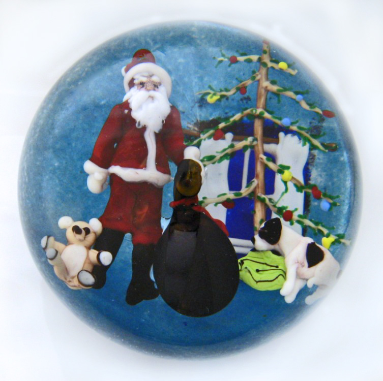 Farfalla Paperweight D Onofrio Jim Bescherung am Heiligen Abend II DO 160