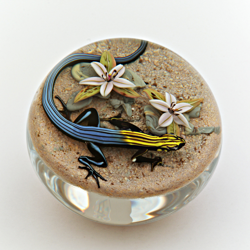 Farfalla Paperweight D Onofrio Jim Eidechse DO 141