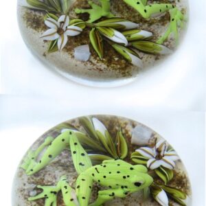 Farfalla Paperweight D Onofrio Jim Hellgruener Frosch DO 157