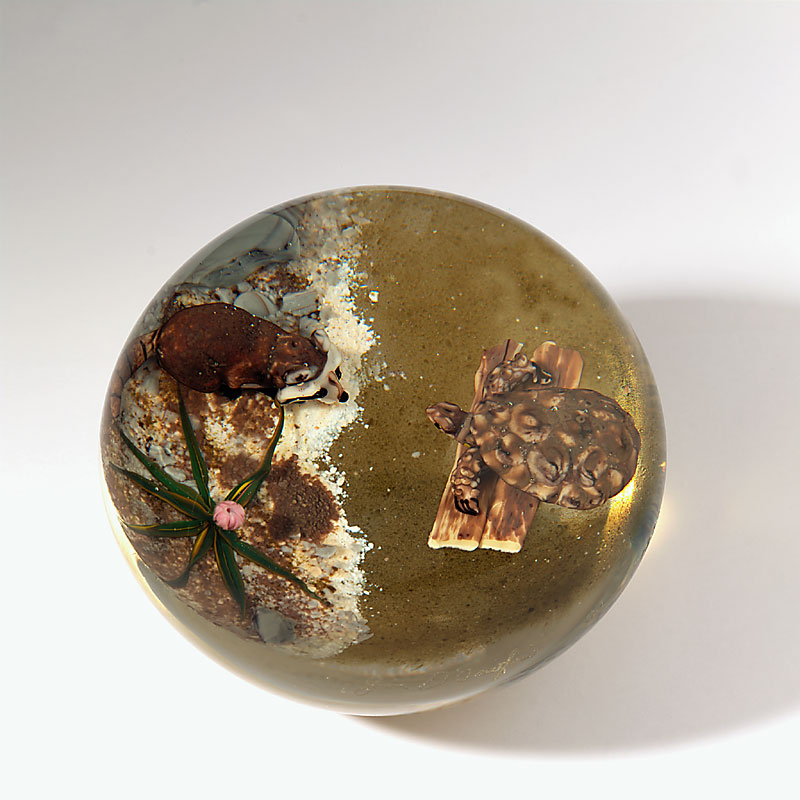 Farfalla Paperweight D Onofrio Jim quot Unter Beobachtung quot DO 140