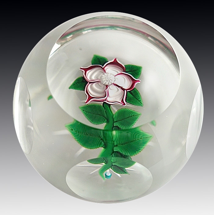 Farfalla Paperweight Deacons John Anemone JD 1408