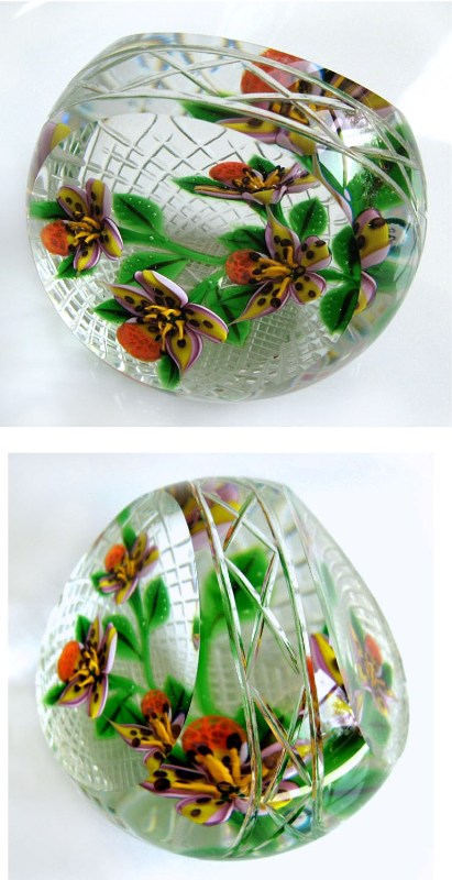 Farfalla Paperweight Deacons John Blumenkoerbchen JD 810