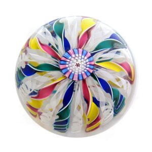 Farfalla Paperweight Deacons John Buntes Crown Weight JD 1311