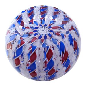 Farfalla Paperweight Deacons John Doppeltes Crown Weight JD 1406