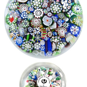 Farfalla Paperweight Deacons John End of Day JD 1429