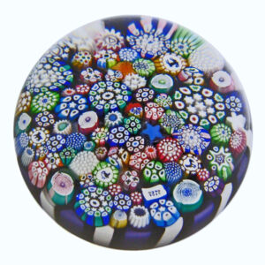 Farfalla Paperweight Deacons John Millefiori Basket JD 1414
