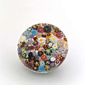 Farfalla Paperweight Ebelhare Drew Close Millefiori DE016