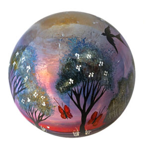 Farfalla Paperweight Eisch Glashuette Maerchenwald EF 231