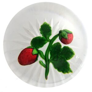 Farfalla Paperweight Erdbeere 1087 BC
