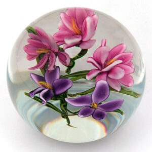 Farfalla Paperweight Federici Karen Karens Gartenblumen KF 008