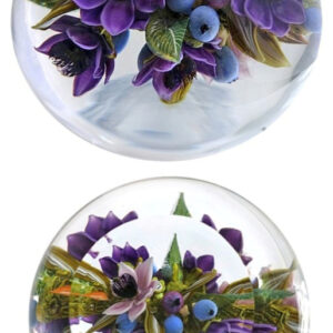 Farfalla Paperweight Graeber David Purple Rain DG 172