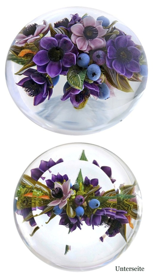 Farfalla Paperweight Graeber David Purple Rain DG 172