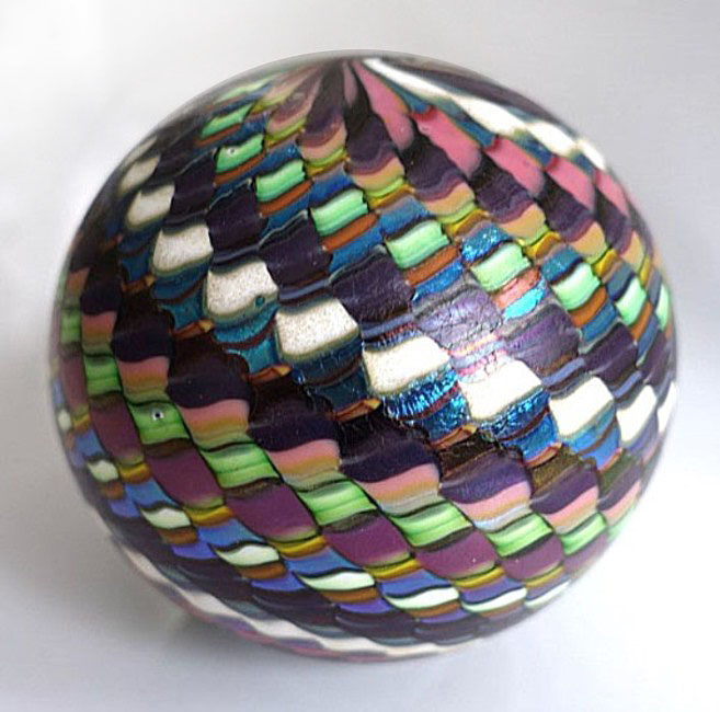 Farfalla Paperweight Hansen Eric Ribbed Twist EH 211