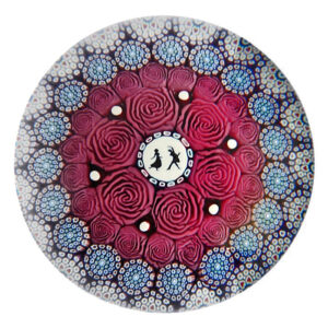 Farfalla Paperweight Hunter Mike Twists Glass Das Tanzpaar TW 1903