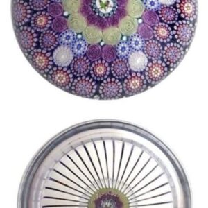 Farfalla Paperweight Hunter Mike Twists Glass Lovebirds III TW 2203