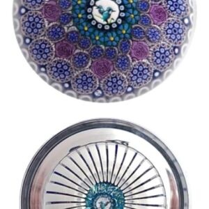 Farfalla Paperweight Hunter Mike Twists Glass Lovebirds II TW 2202