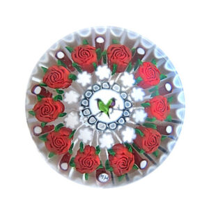 Farfalla Paperweight Hunter Mike Twists Glass Lovebirds Miniatur TW 2105