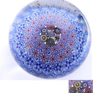 Farfalla Paperweight Hunter Mike Twists Glass Millefiori verborgene Herzen TW 001