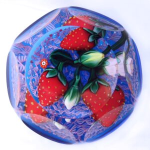 Farfalla Paperweight Kontes James Erdbeeren JK 801