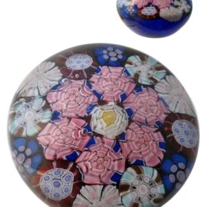 Farfalla Paperweight Konzentrisches Millefiori 1801 DyCW